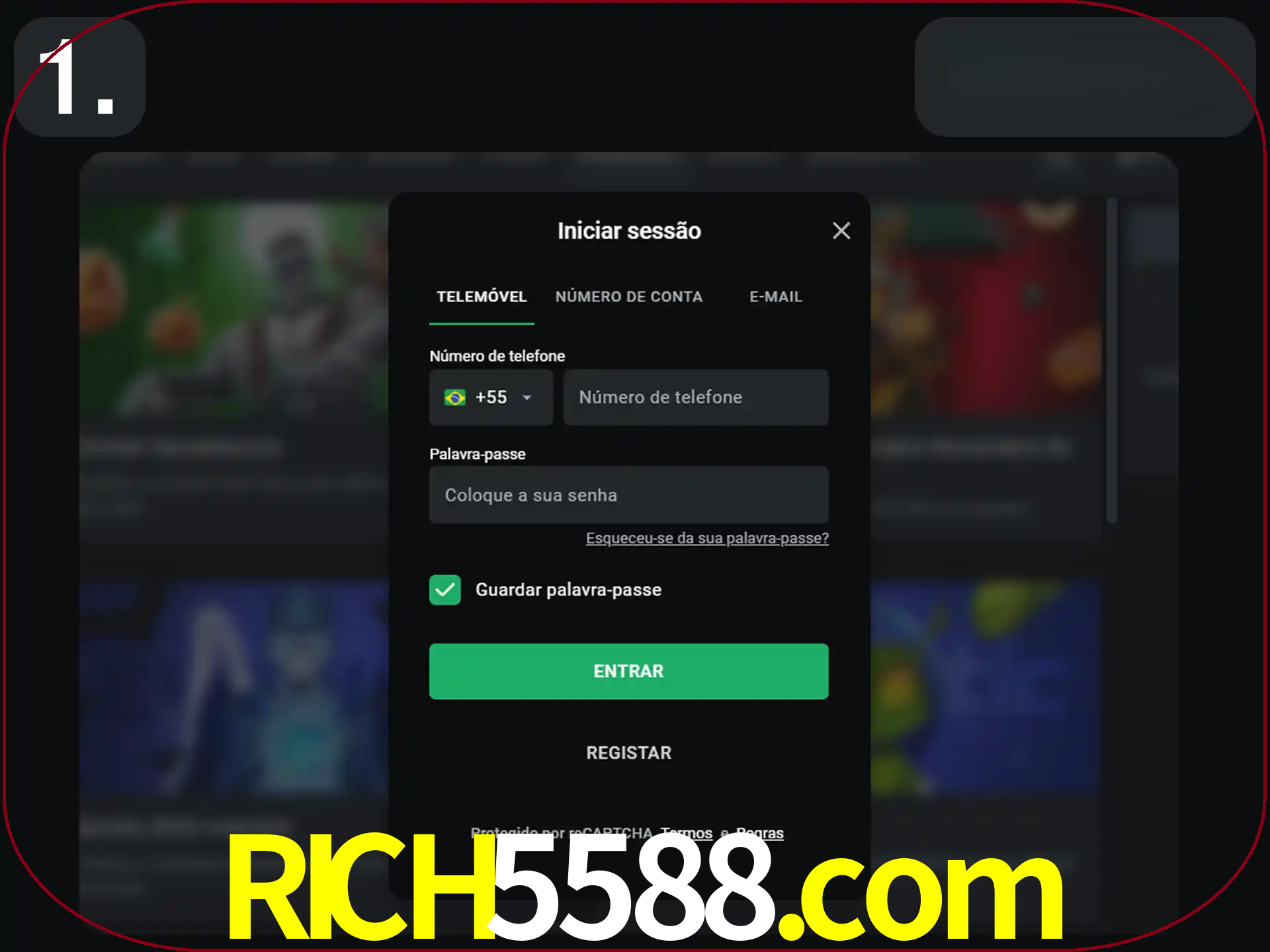Acesse o site.