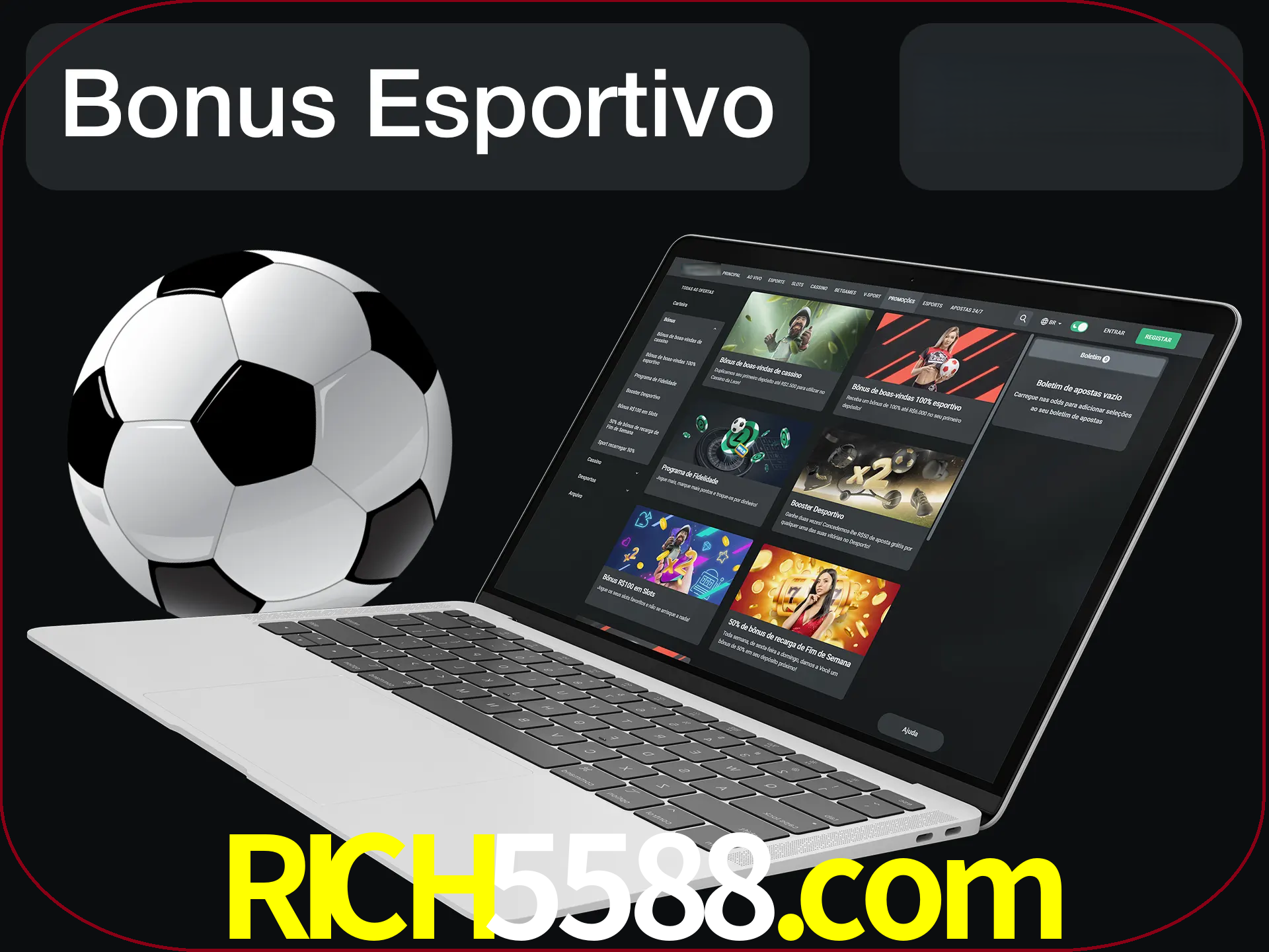 Antes de começar a apostar, use o bônus esportivo.